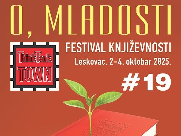 XIX Festival književnosti „Think Tank Town“ u Leskovcu (program)