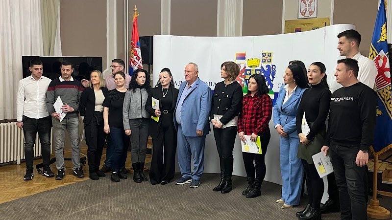 Uručene donacije za 13 leskovačkih preduzetnika