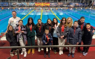 Plivački klub Leskovac osvojio 21 medalju na međunarodnom takmičenju u Skoplju