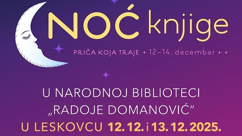 Noć knjige: Popust na godišnju članirinu u Narodnoj biblioteci Leskovac