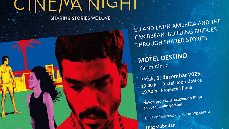 Noć evropskog filma u bioskopu LKC-a uz projekciju filma „MOTEL DESTINO“ – Ulaz slobodan