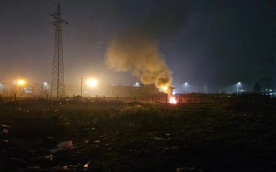 Požar u Radničkom naselju: Nadležni apeluju na građane da se odgovorno ponašaju