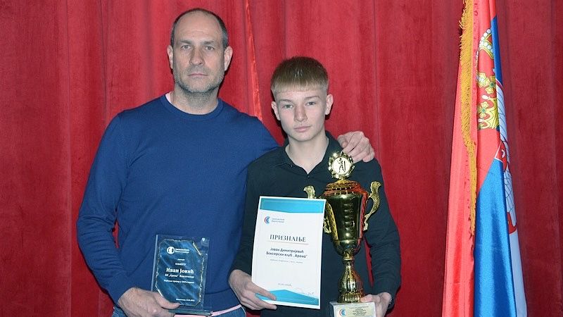 Jovan Dimitrijević poneo titulu sportiste godine opštine Vlasotince, uručene i ostale nagrade
