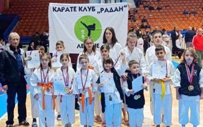 Mladi karatisti iz Lebana zablistali na turniru Ippon Cup u Leskovcu
