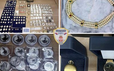 Pokušali da prokrijumčare dragocenosti, numizmatiku i narkotike