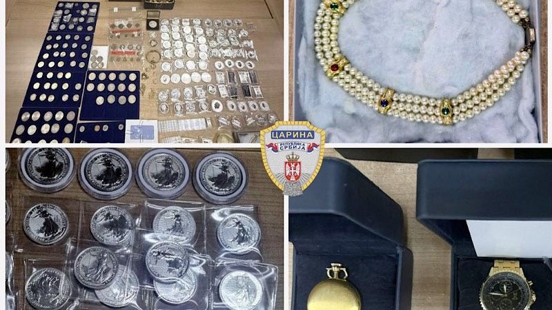 Pokušali da prokrijumčare dragocenosti, numizmatiku i narkotike