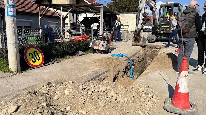 Rekonstruiše se vodovodna mreže u Norvežanskoj ulici