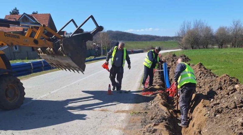 Privode se kraju radovi na izgradnji vodovodne mreže uz stari grdelički put