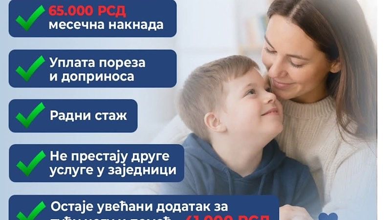 Država prepoznaje roditelje negovatelje: Grad Leskovac među prvima sproveo ovu meru