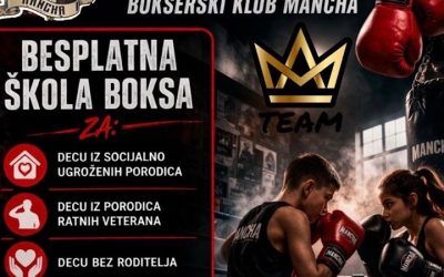 BK „Mansha“: Besplatna škola boksa za decu iz ugroženih porodica