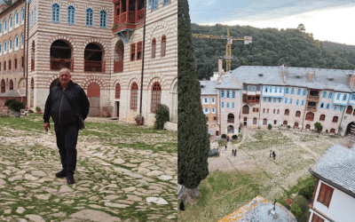 Gradonačelnik Leskovca na Svetoj gori, posetio Hilandar i metoh Кakovo