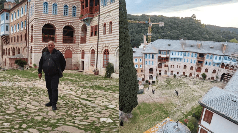 Gradonačelnik Leskovca na Svetoj gori, posetio Hilandar i metoh Кakovo