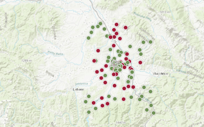 TIM 42 objavio mapu zagađivača vazduha u Leskovcu