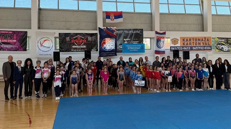 U Leskovcu se održava turnir u ženskoj gimnastici