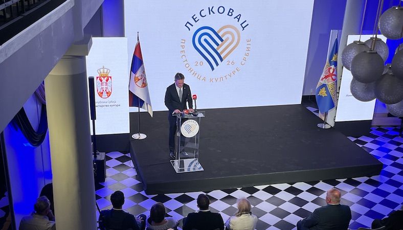 Ministar Selaković zvanično proglasio početak projekta Leskovac presonica kulture – U Leskovcu „Kosovka devojka“ Uroša Predića (video)