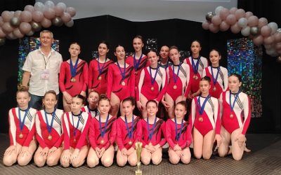GK „Kolut“ iz Leskovca briljirao na takmičenju u aerobnoj gimnastici