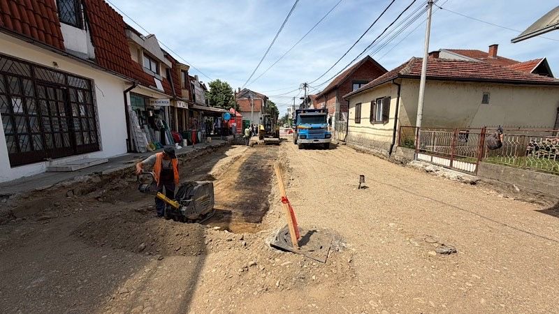 Rekovstruiše se ulica Veternički trg u Leskovcu