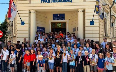 Vidovdanski prijem za najuspešnije sportiste iz Leskovca
