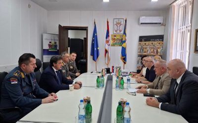 Gašić u Leskovcu: Razgovori o Garnizonskoj ambulante i Vojnoj komandi „Park“.