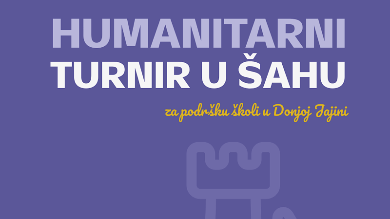 Humanitarni turnir u šahu za podršku školi u Donjoj Jajini