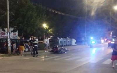 Saobraćajna nezgoda u ulici Radničkoj u Leskovcu