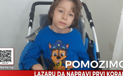 Pomozimo malom Lazaru iz Bojnika slanjem 137 na 2407