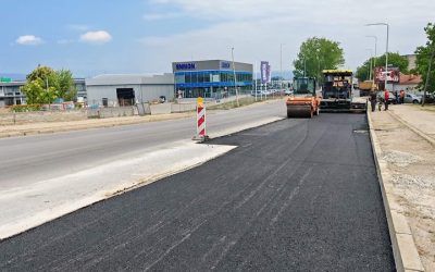 Izvode se završni radovi na obnovi kolovoza na nadvožnjaku u ulici Đorđa Stamenkovića