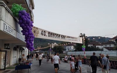 Jubilarni 40. Vinski bal počeo uz vinogradarsku janjiju i karikature