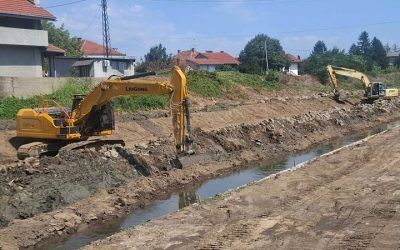 Izvode se radovi na uređenju korita reke Veternice i Jablanice u Turekovcu