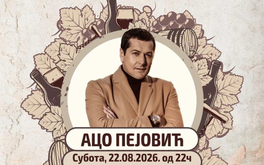 Aco Pejović na otvaranju Vinskog bala